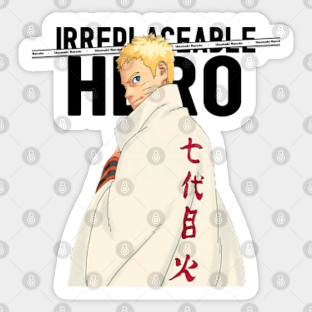 IRREPLACEABLE HERO - UZUMAKI NARUTO Sticker by Skywiz